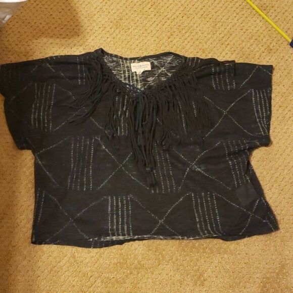Denim Supply boxy fringe  blouse xs - Picture 1 of 6